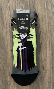 Stance Kids Casual Disney Villains Maleficent Crew Socks Youth 7-10 Small New - Picture 1 of 7