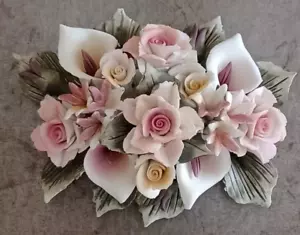 Arte Porcelain Designed By JS Collection Flowers 5"x3.5" - Picture 1 of 23