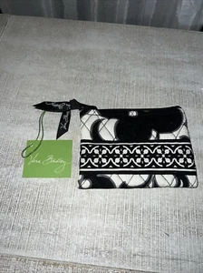 Monedero Vera Bradley Noche y Día Negro Blanco y Gris Geométrico 10136-052 Nuevo con Etiquetas - Imagen 1 de 3