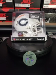 NFL Mini Casco Keenan Allen Chicago Bears Autografo Saluto al Servizio - Foto 1 di 5