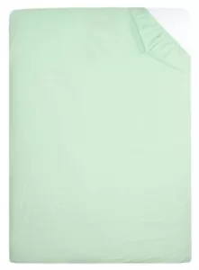 Flame Retardant Bed Linen Single Fitted Sheet Green - Picture 1 of 2