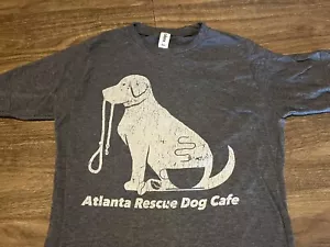 Atlanta Rescue Dog Cafe Small graues T-Shirt - Bild 1 von 7