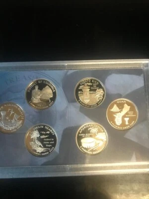 2009 DC & US Territories s clad proof  6 coin set box and coa - Image 1 of 3