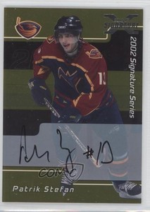 2002 ITG Be A Player Signature Series 2001-02 Buybacks Gold Patrik Stefan Auto