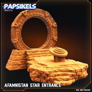 Afamistan Star Entrance | DnD Miniatures | Tabletop Gaming | Tabletop Miniature - Picture 1 of 1