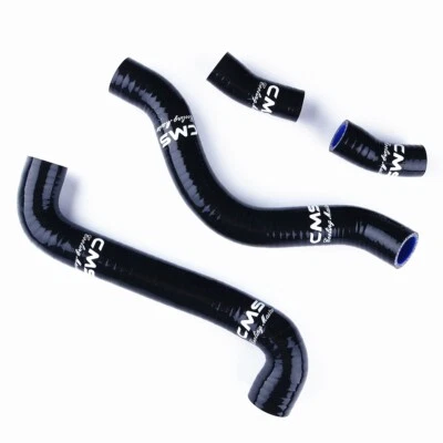 Black For 1999-2002 Suzuki SV650S SV 650 K1 K2 Silicone Radiator Coolant Hose Foto 1 de 4