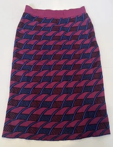 Maeve Anthropologie Women XSP Sweater Purple Blue Artsy Knit Pencil Skirt - Picture 1 of 9