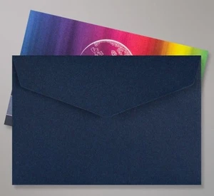 70 Navy Blue Mini Peel & Seal Envelopes 62 x 94mm - Ideal for Weddings - Picture 1 of 1