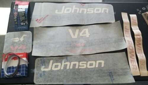 Johnson Evinrude OMC OEM 435639 0435639 Decal Set 115HP JET (80) 4V