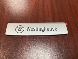 Decalcomania targhetta Westinghouse attaccata, parte originale OEM, nuovissima - Foto 1 di 2