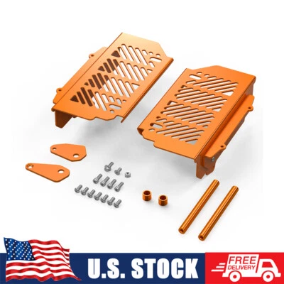 CNC Radiator Grille Cover Guard For KTM 125-500 XCW XCFW EXC F TPI 6D 2017-2019 - Image 1 of 4