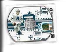 1999 Upper Deck Powerdeck #PD1 Troy Aikman disc, Dallas Cowboys HOF