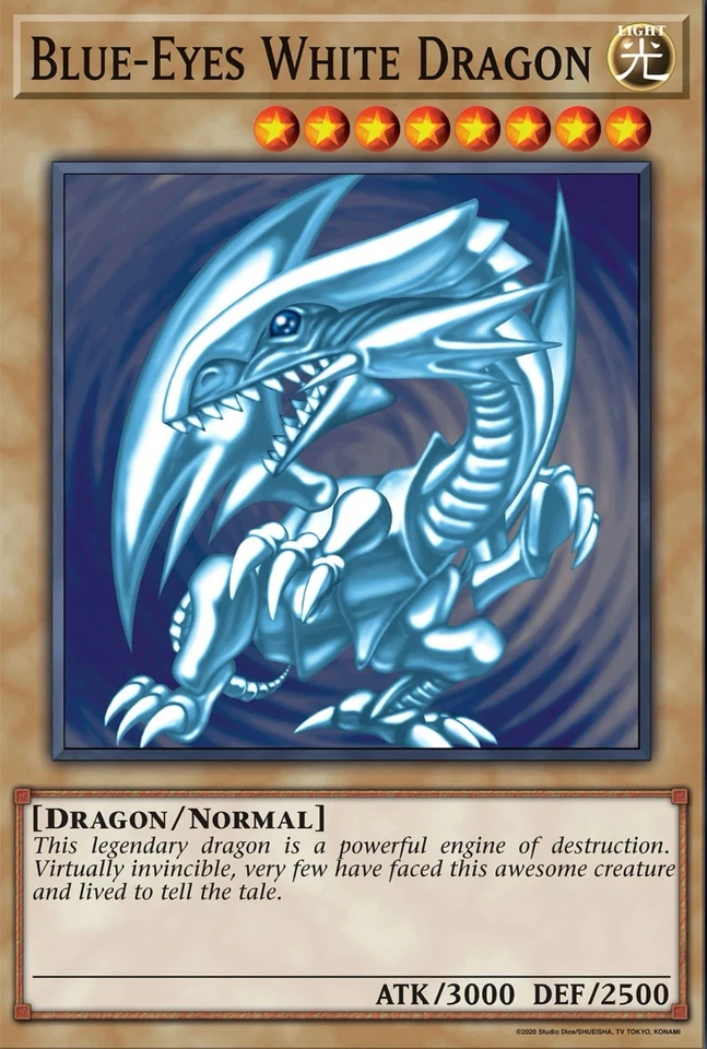 Yu-Gi-Oh! Blue-Eyes White Dragon (Timed Edition) Poster