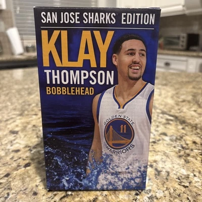 Golden State Warriors Klay Thompson SJ Sharks Bobblehead Foto 1 de 2