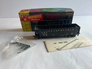 ROUNDHOUSE - HO Scale - CLINCHFIELD - Black Quad Hopper - CRR 52564 - Schön! - Bild 1 von 10
