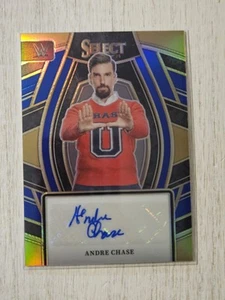 Andre Chase 2024 WWE Panini Select Blue Prizm Autograph /49 NXT Wrestling Card - Picture 1 of 10