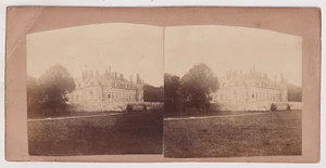 STEREO - Château à identifier - Vintage print c.1858 - Picture 1 of 1