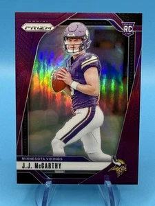 2024 Panini Prizm JJ MCCARTHY Rookie Purple /125 Minnesota Vikings RC #400 - Bild 1 von 12