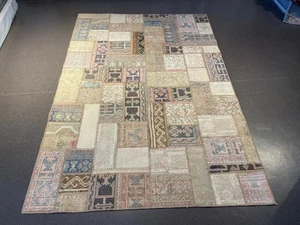 Bohemian Rug, 5.6x8.0 ft Area Rug, Muted Carpet, Turkish Rug, Vintage Decor Rug - Picture 1 of 8