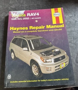 Toyota RAV4 1996-2002 Haynes Repair Manual Service Guide Workshop Book Paperback - Bild 1 von 5
