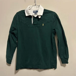 Vintage Polo Ralph Lauren Rugby Jersey Heavy Duty Shirt Men’s M - Picture 1 of 8