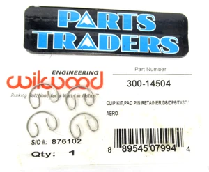 Pin de retención de montaje de pasador de pastillas de freno Wilwood (juego de 4) D8/DP6/TX6R/aero - Imagen 1 de 1