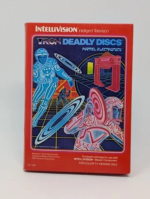 Tron Deadly Discs (Intellivision, 1982) - CIB Complete - Image 1 of 4