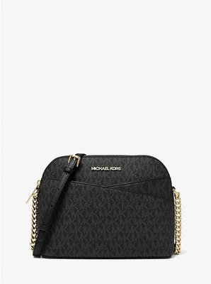 Michael Kors Women's Jet Set Travel Medium Logo Dome Crossbody Bag RRP £295 - Image 1 of 4