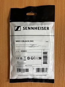 Sennheiser MKE 2 (Black EW) Lavalier Clip-on Microphone - Black - Picture 1 of 6