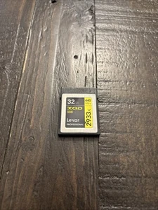 Lexar Professional 32GB 2933x 440MB/s XQD Memory Card - Picture 1 of 2