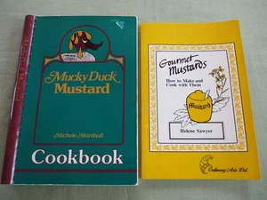MUCKY DUCK / GOURMET MUSTARDS How To Make & Cook Recipes Lot of 2 Cookbooks - Picture 1 of 9