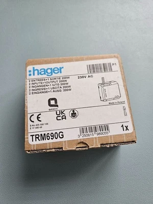 Hager Funk UP Schaltaktor TRM690G IP20 Bussystem-Schaltaktor Funk - Bild 1 von 2