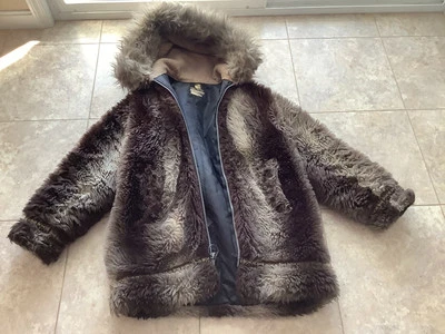 1960'S Stearn's  Men's Sz M Acrylic Faux Fur Inuit Eskimo Type Goose Down Parka - Image 1 of 4