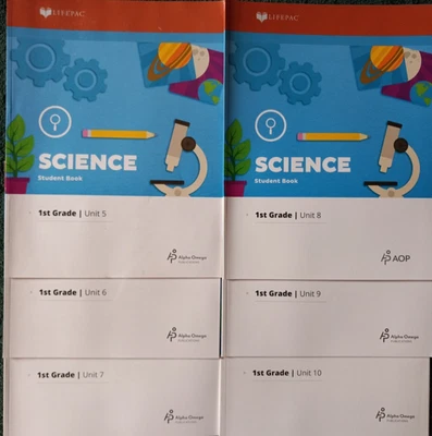 Alpha Omega Life Pac 1st Grade  Units 5-10 and Teacher guides Foto 1 de 2