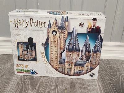 HARRY POTTER 875 PIECE HOGWARTS ASTRONOMY TOWER 3D PUZZLE NEW IN BOX - Image 1 of 4