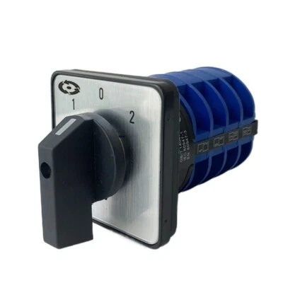 Electric Rotary Knob Control Switch Motor Circuit Changeover 4 Poles 3 Position - Image 1 of 4