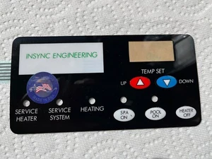 CLEAR - Compatible with Pentair 472610Z & Sta-Rite 42002-0029Z Membrane keypad - Picture 1 of 6