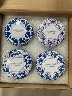 Scented Citronella Candles - Pack Of 4 - Image 1 of 2