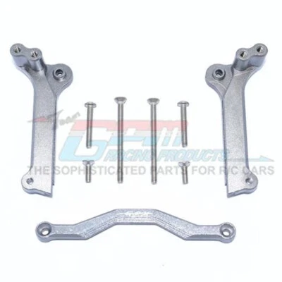 GPM Racing Aluminum Front Shock Mount (9Pcs) Set Grey : Maxx - Image 1 of 4