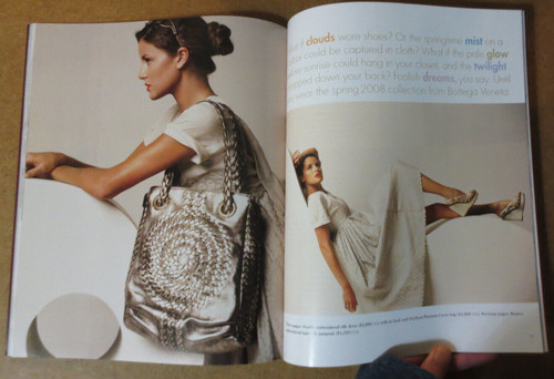 ENTREE Fashion Magazine Catalog Tomas Maier Bottega Veneta JOEL STEIN Handbags