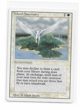 Magic the gathering ~ MTG ~ 1x Island Sanctuary ~ Revised ~ M/NM