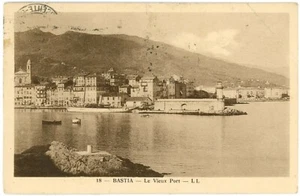 Bastia The View Of Port In Corsica France Postcard - Picture 1 of 2