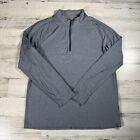 Free Fly Men?S Performance Bamboo Lightweight 1/4 Zip Pullover Blue Size Large