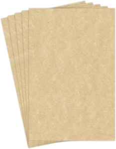 Aged Stationery Parchment Paper | 24 Lb Bond / 60 lb Text / 90 GSM Paper | 50 Sh - Picture 1 of 5