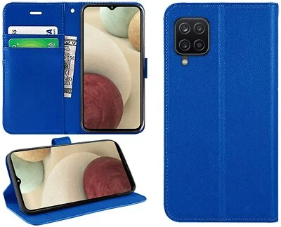 For Samsung Galaxy A12 phone Case Leather Wallet Book Flip Stand Cover for A12 - Image 1 of 4