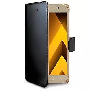 *Celly* WALLY645 Cover für Smartphone Hülle für Galaxy A5 (2017) Schwarz OVP NEU - Bild 1 von 1