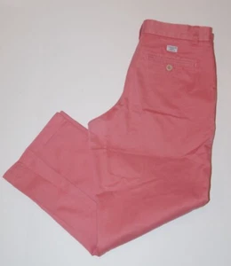 Pantalón de algodón VINEYARD VINES rojo polvoriento frente plano para niños talla 18 - Imagen 1 de 9