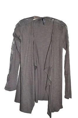 O'Neill SOULMATE TRUE ROMANCE Gray Lace Lightweight Cover Junior's Cardigan  - Image 1 of 3