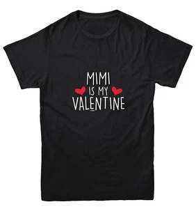 Mimi Is My Valentine - Valentine's Day Love Heart Youth T-Shirt - Picture 1 of 20