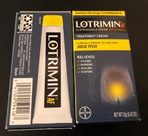 Lotrimin AF CREAM Anti Fungal JOCK ITCH 12gm (2 Boxes) Expiration 02/2025 New - Picture 1 of 10